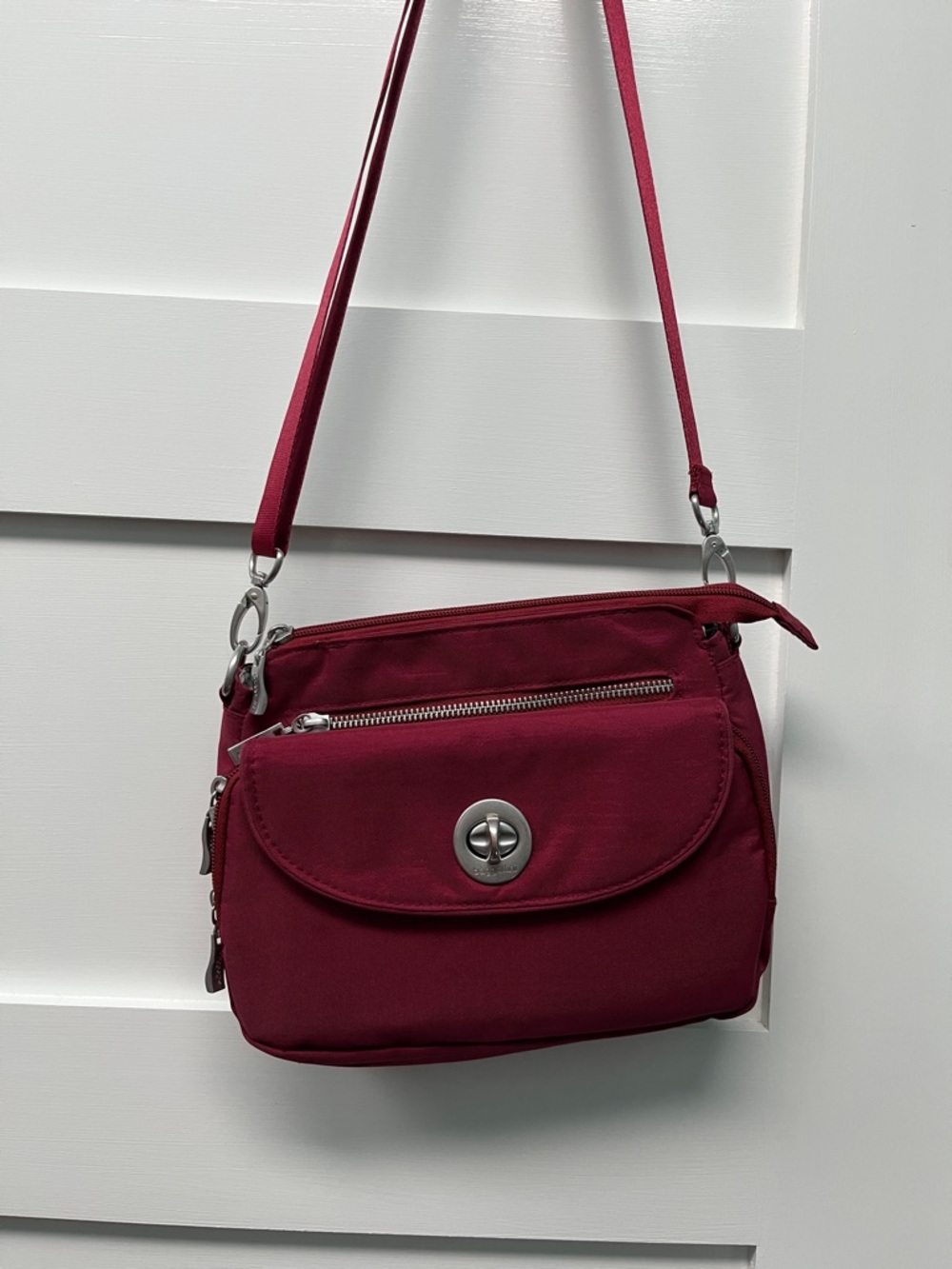 Baggallini Dark Red Crossbody Shoulder Bag